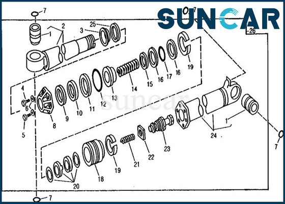 شراء 890A Deere Parts RE21214 استبدال الحشد اسطوانة ختم كيت حفارة الأختام الهيدروليكية online manufacture
